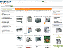 Tablet Screenshot of materielhoreca.com